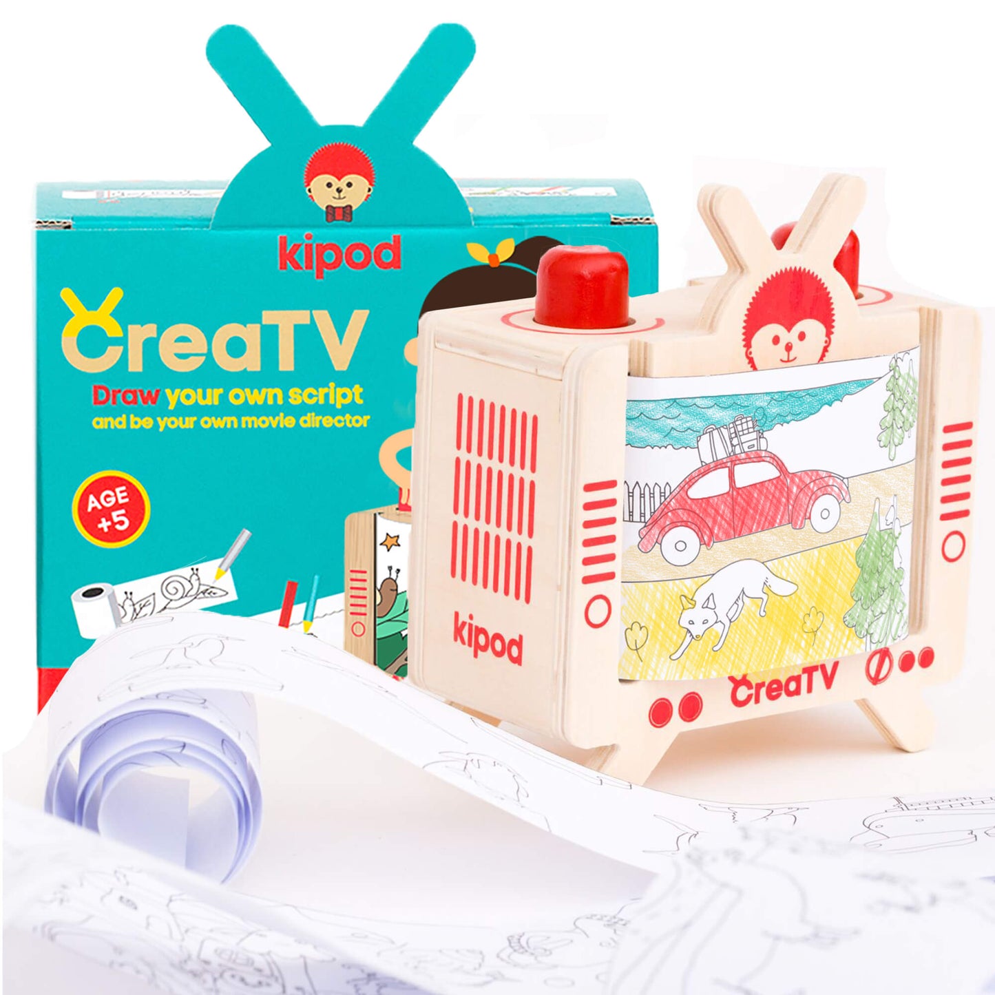 CreaTV - Wooden Craft TV Storytelling Kit