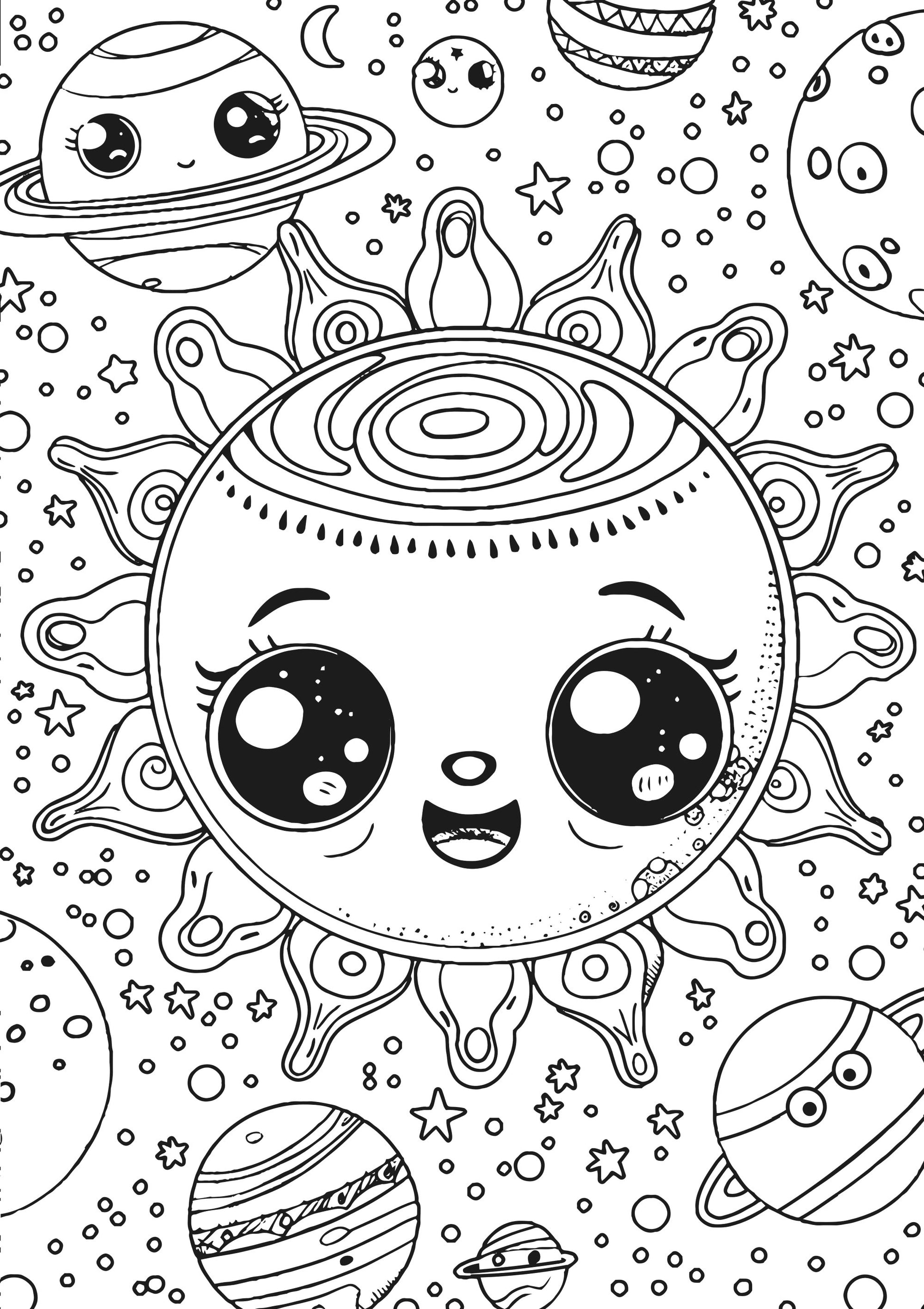 Space Race XXL Coloring Book