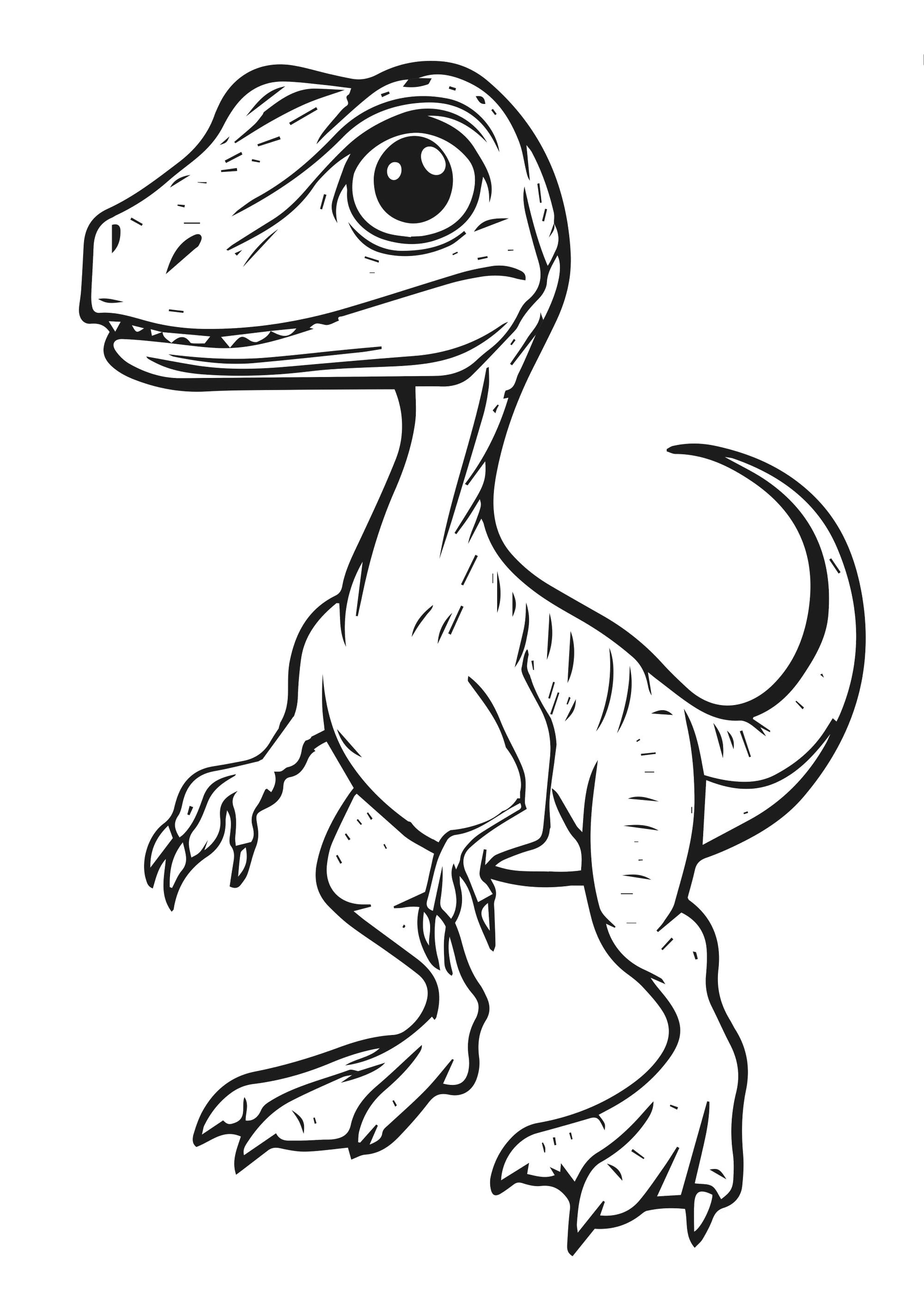 Dino-Mite XXL Coloring book page