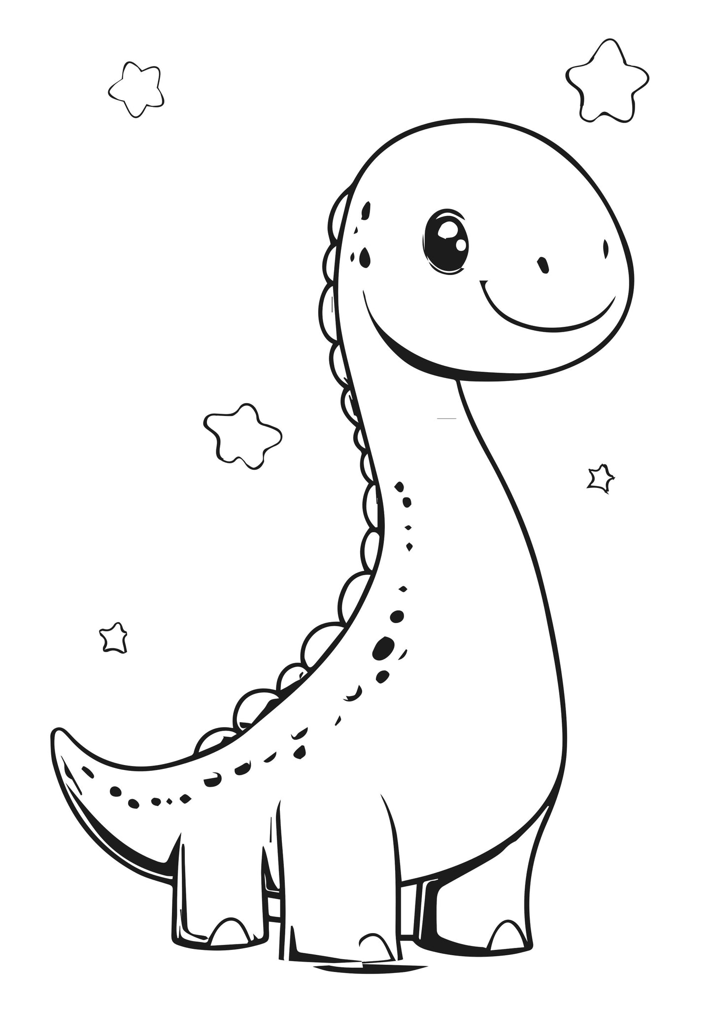Dino-Mite XXL Coloring book page