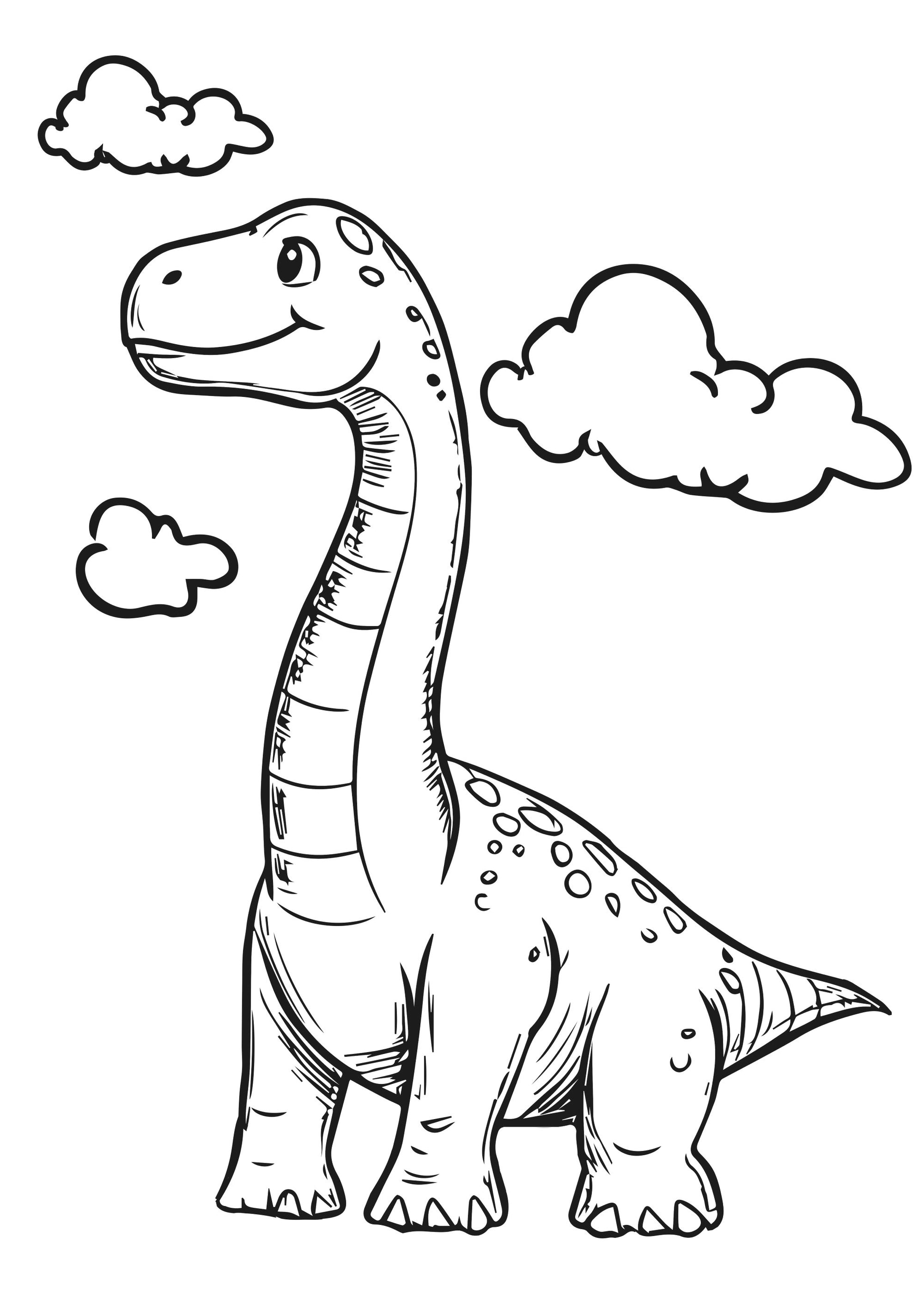 Dino-Mite XXL Coloring book page