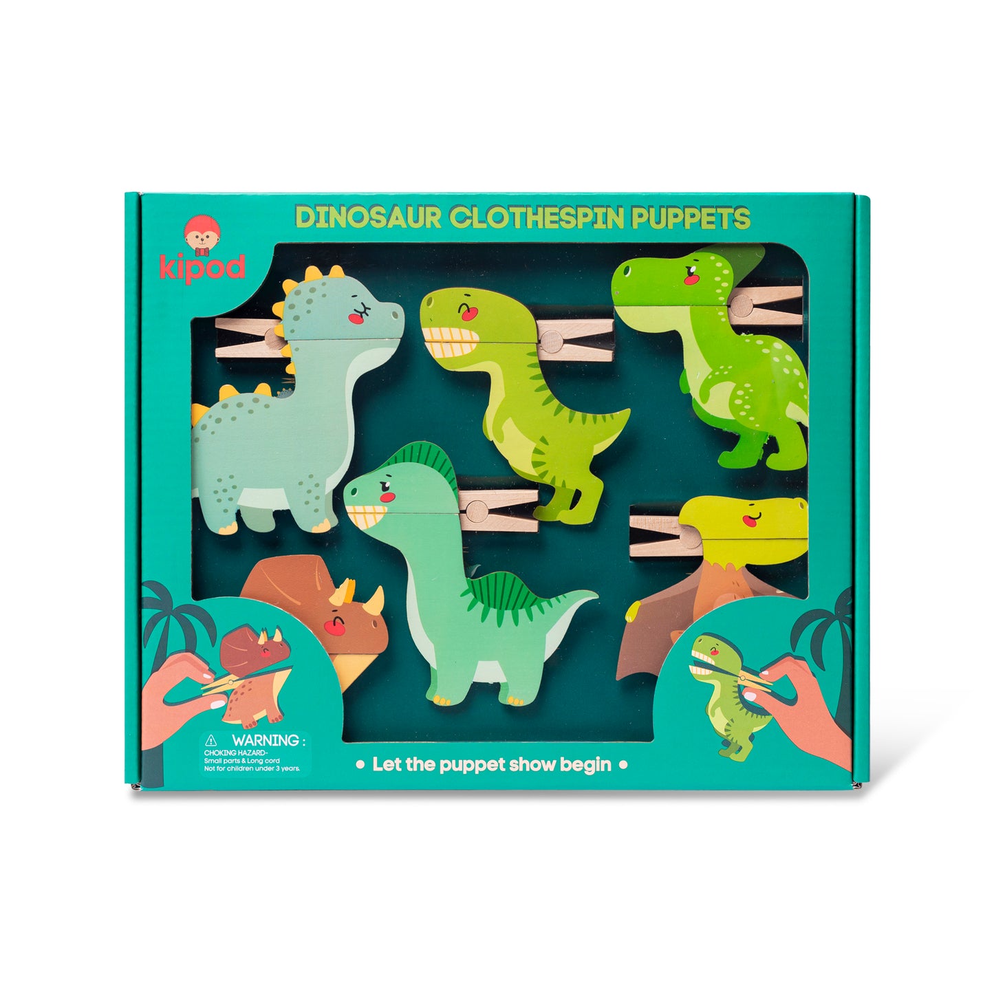 Clothespin Puppets Dinosaurs