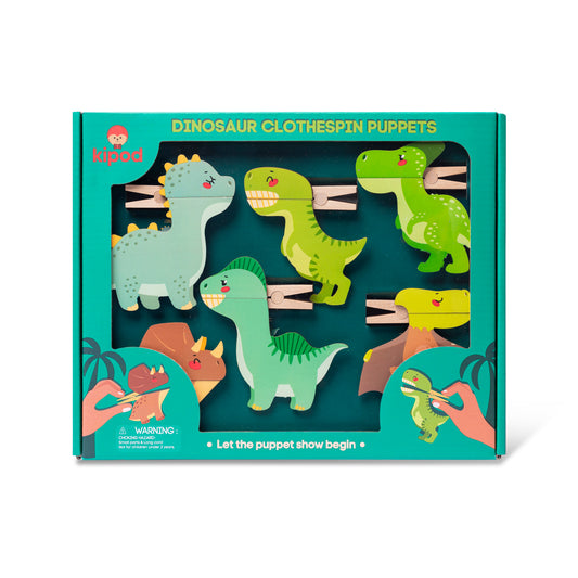 Clothespin Puppets Dinosaurs