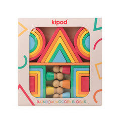 Wooden Rainbow Blocks