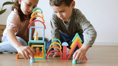 Wooden Rainbow Blocks