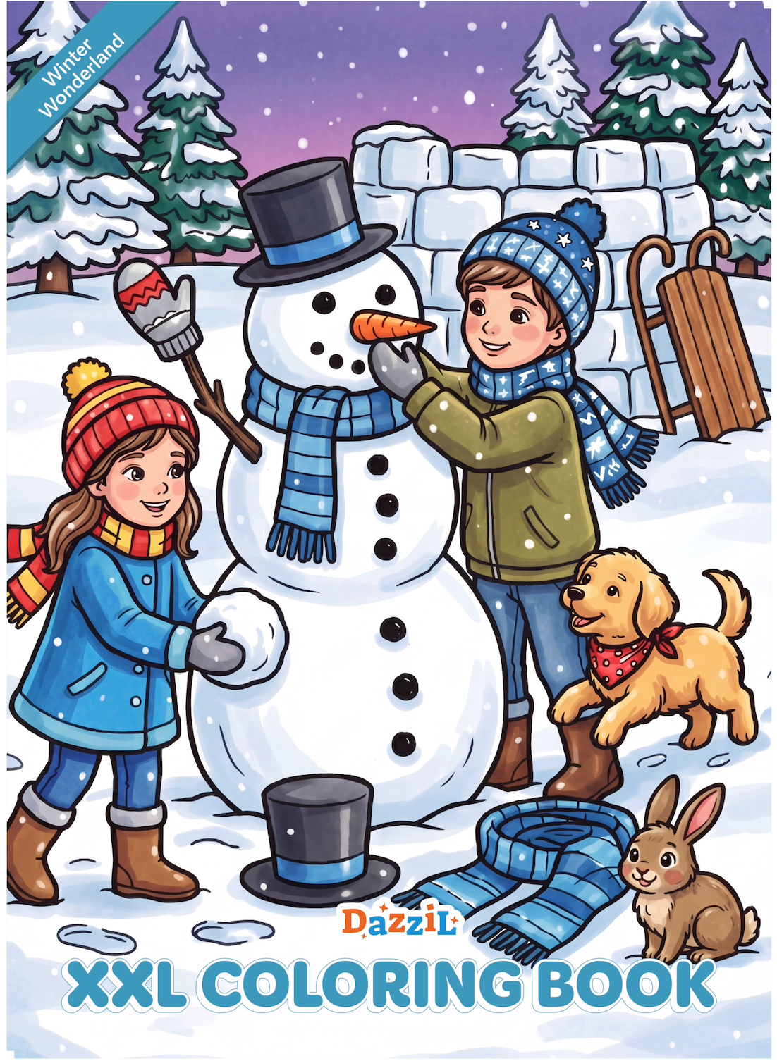 Winter Wonderland XXL Coloring Book