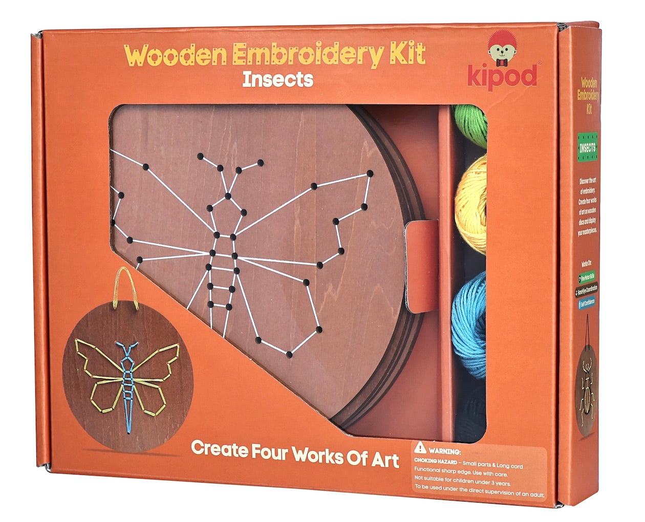 Wooden Embroidery Kit – Insects