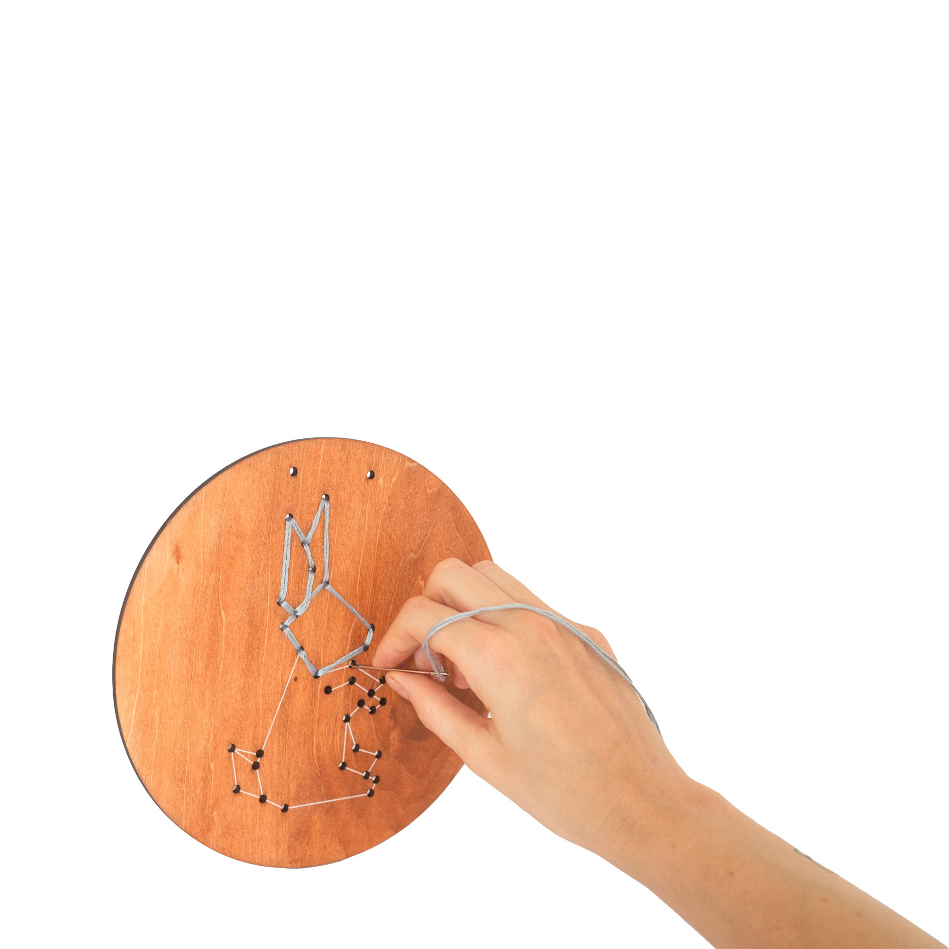 Wooden Embroidery Kit - Animals