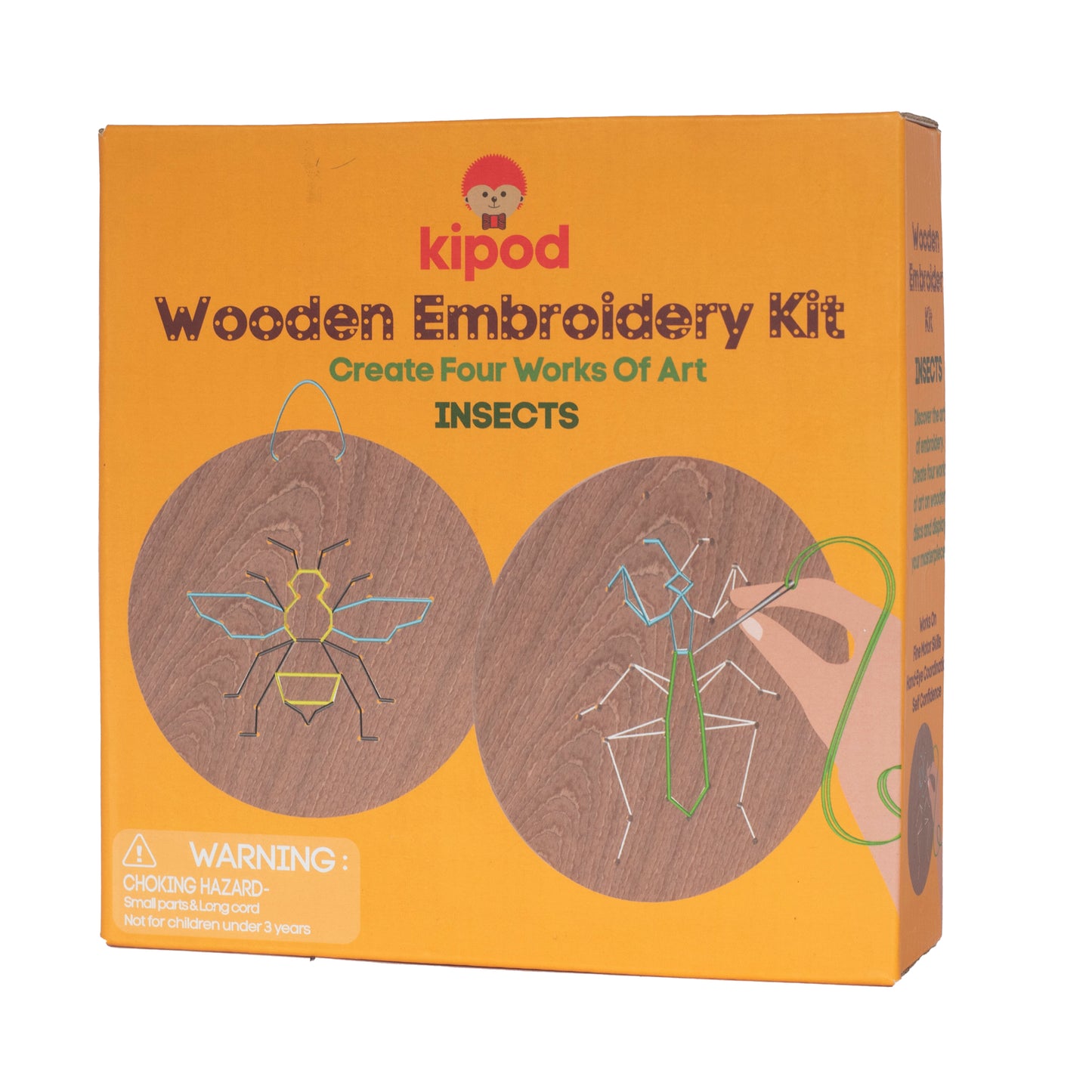 Wooden Embroidery Kit – Insects
