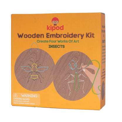 Wooden Embroidery Kit – Insects