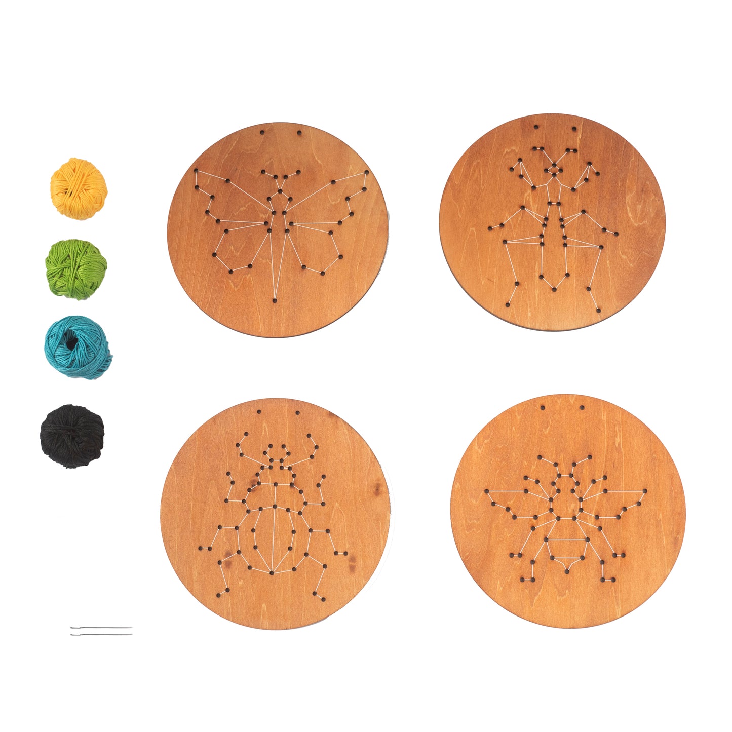 Wooden Embroidery Kit – Insects