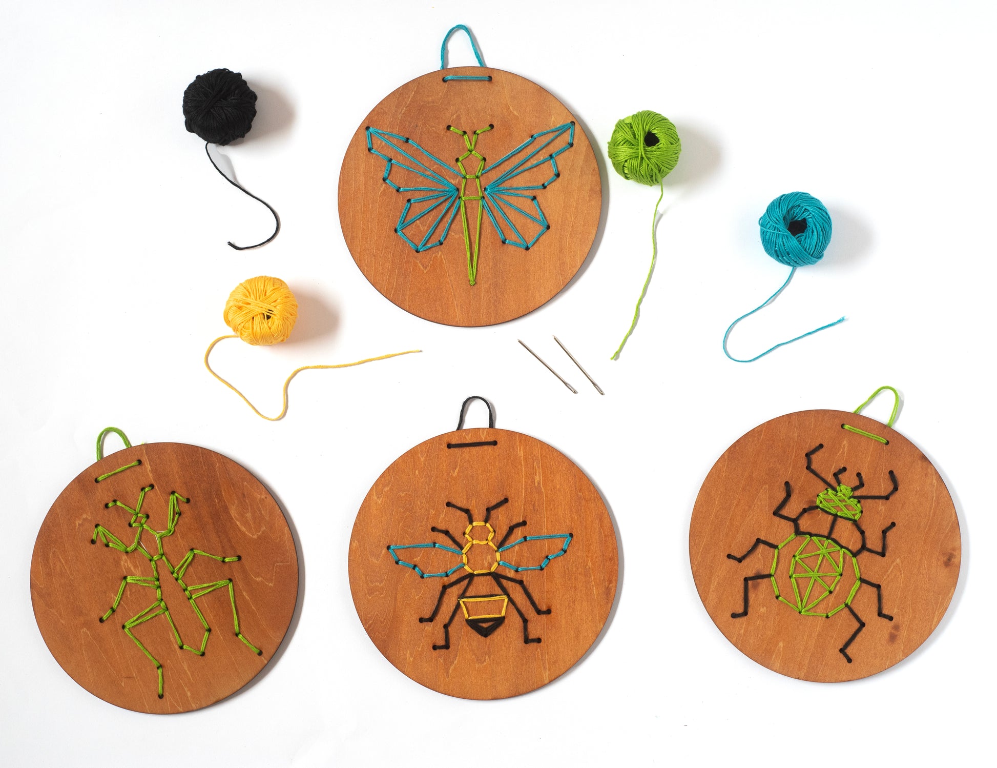 Wooden Embroidery Kit – Insects