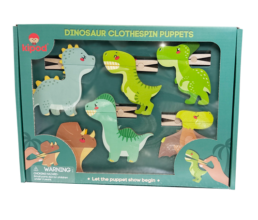 Clothespin Puppets Dinosaurs
