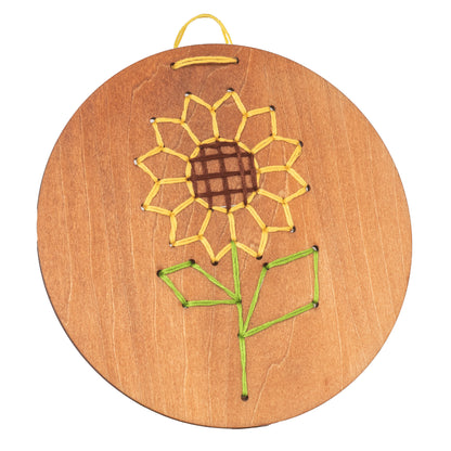 Wooden Embroidery Kit - Plants